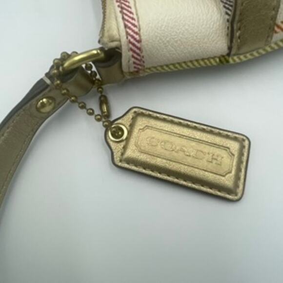 Coach Peyton Tattersall File Crossbody Bag Purse Plaid White Multicolor - Picture 9 of 9